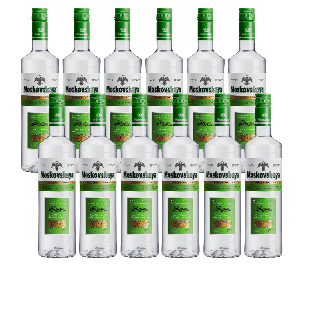 Moskovskaya Vodka (12 x 750ml)