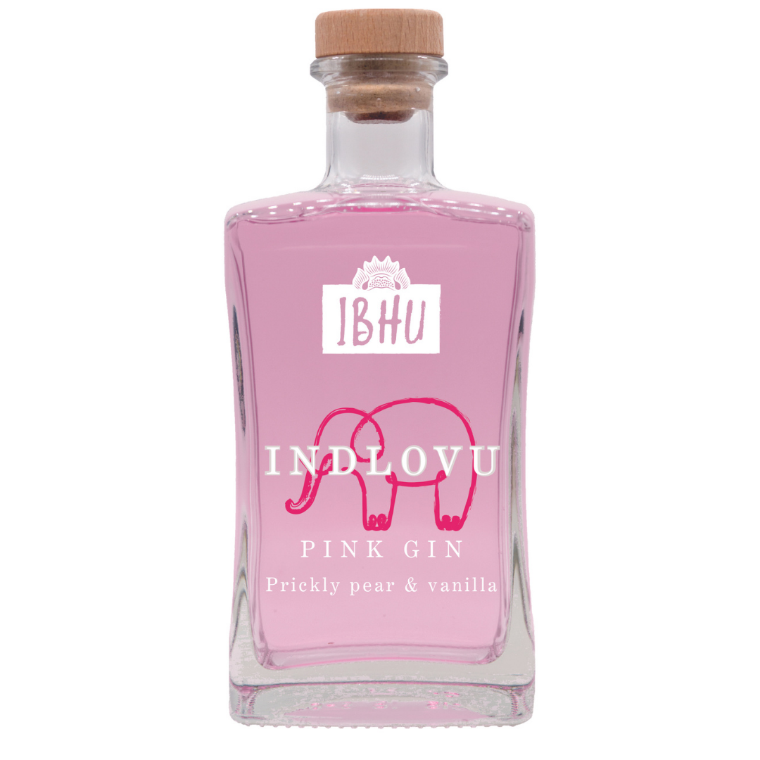 Indlovu Pink Gin - Prickly Pear and Vanilla 750ml