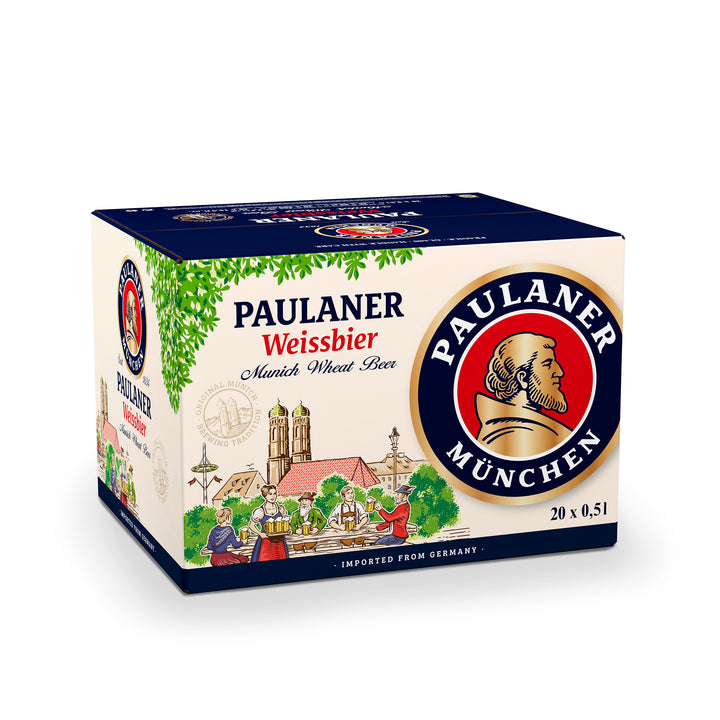 PAULANER Weissbier - Munich Wheat Beer - (24 x 500ml) Cans
