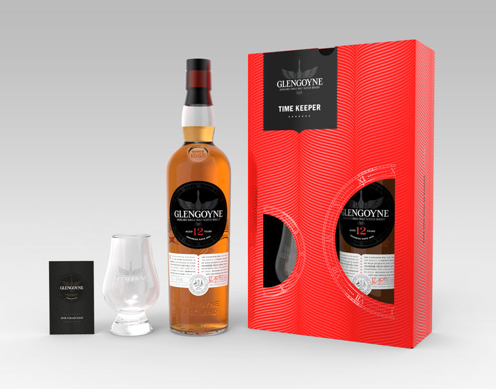 Glengoyne 12YO Timekeeper Glass Pack - 750ml