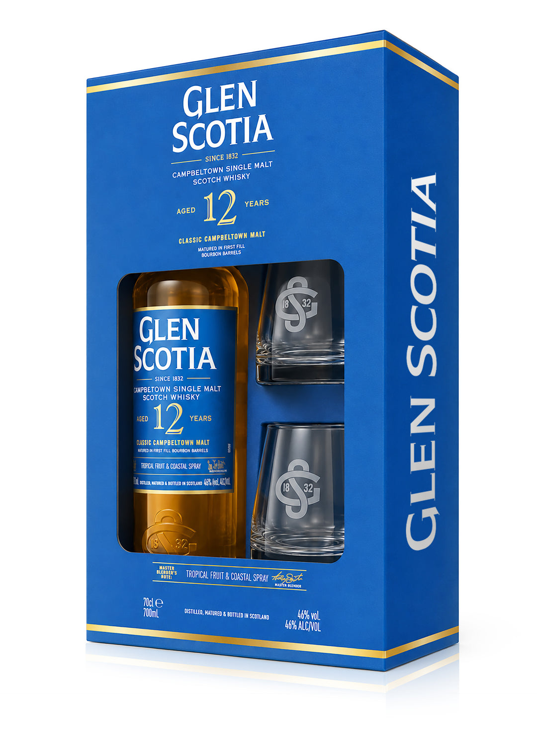 GLEN SCOTIA 12YO Double Glasspack - 750ml