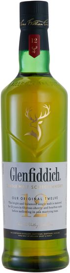 Glenfiddich 12 Year Old Single Malt Scotch Whisky - 750ml