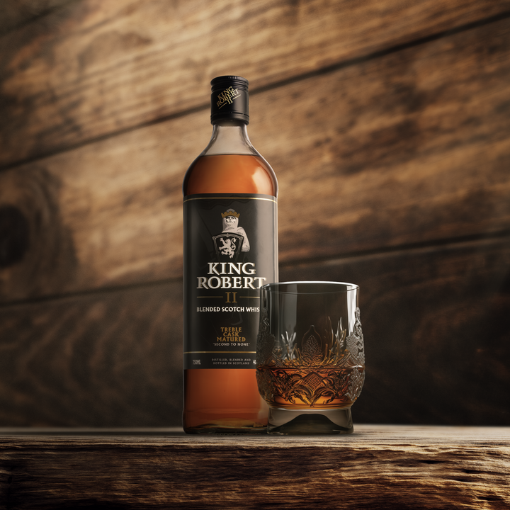 King Robert ll Blended Scotch Whisky - 750ml
