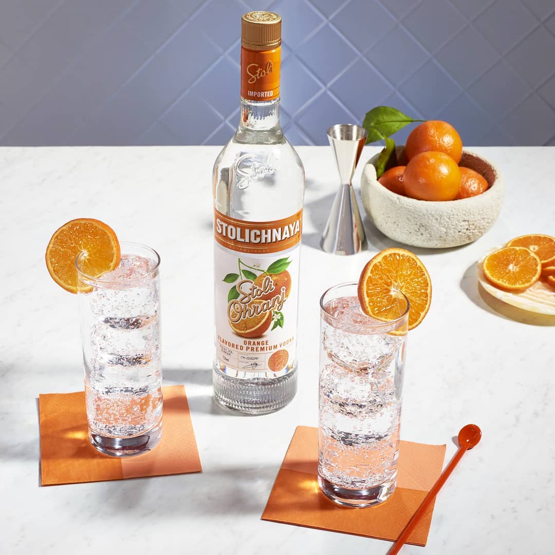Stoli Vodka Orange - 12 x 750ml
