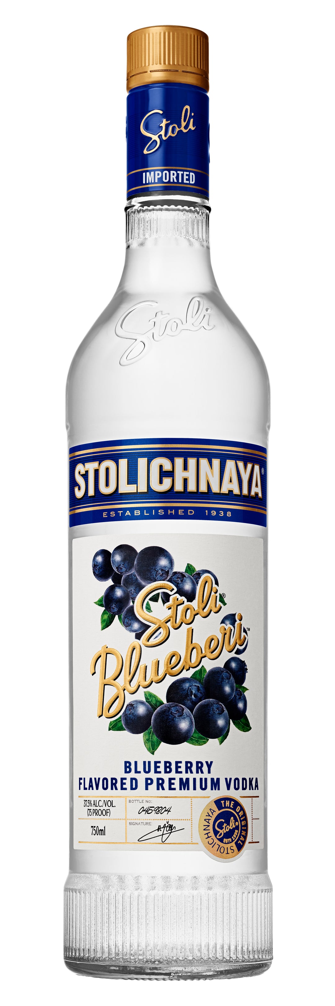 Stoli Vodka Blueberry - 12 x 750ml