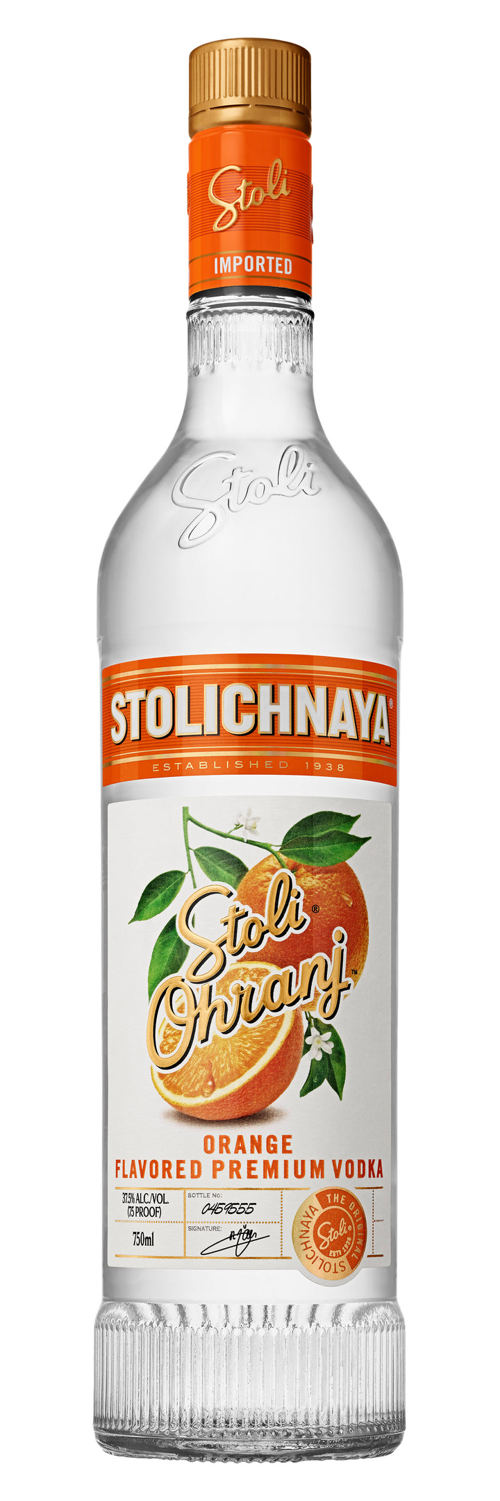 Stoli Vodka Orange - 12 x 750ml