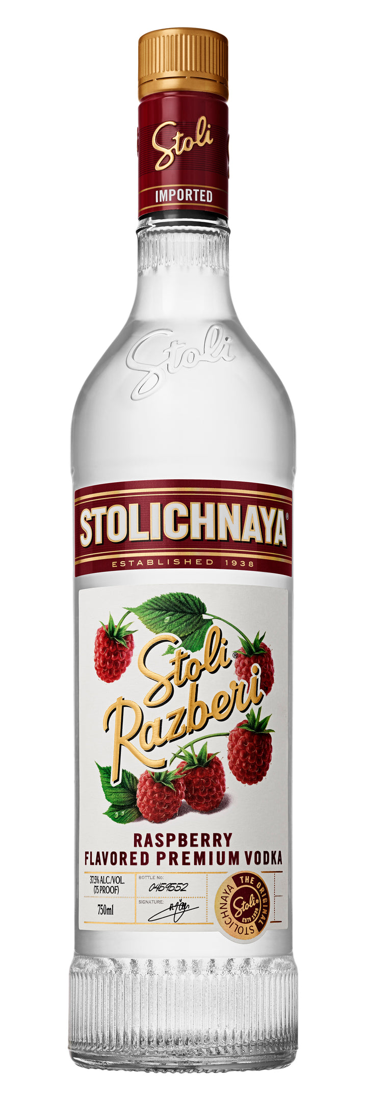 Stolichnaya - Vodka Raspberry - 12 x 750ml