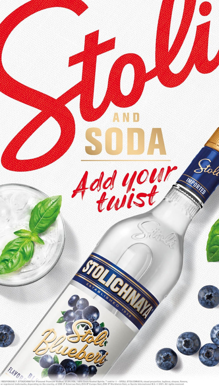 STOLI Blueberry Vodka 750 ml