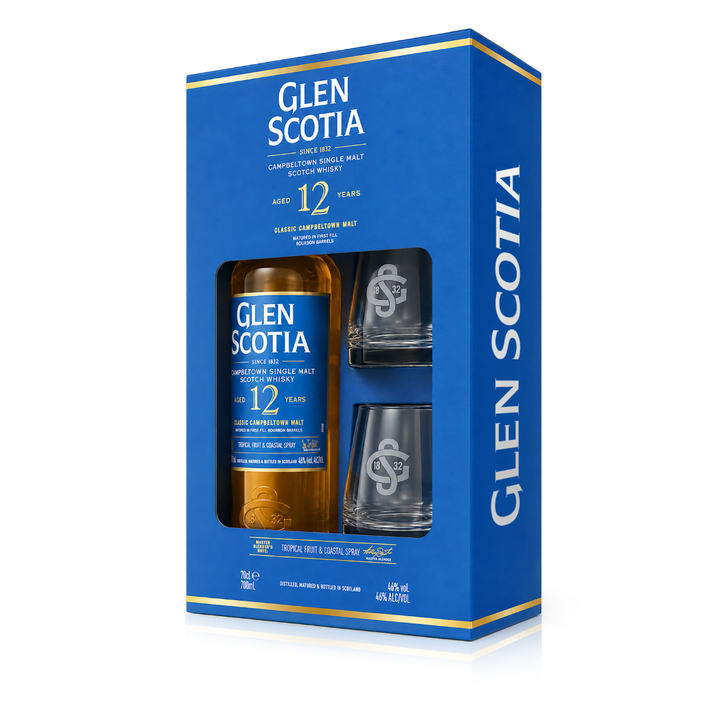 GLEN SCOTIA 12YO Double Glasspack - 750ml