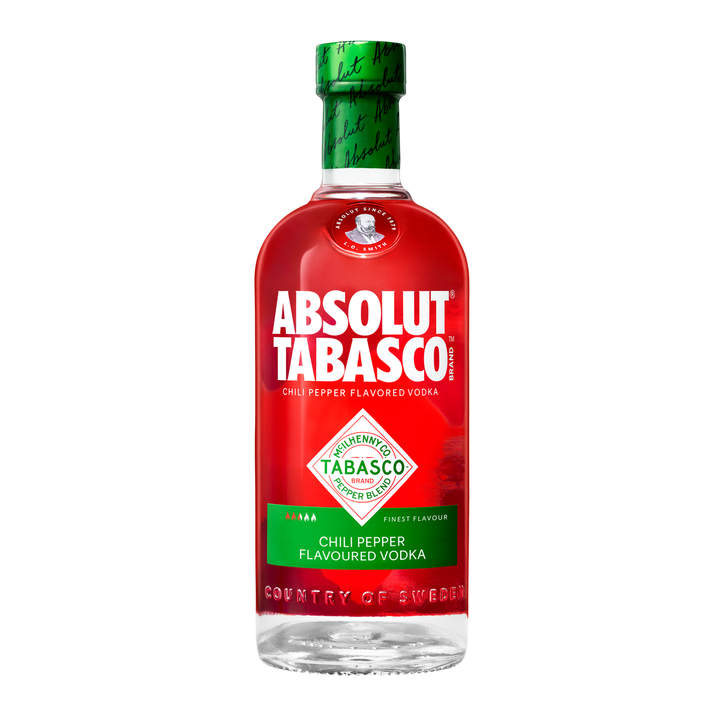Absolut Tabasco Chilli Pepper Flavoured Vodka - 750ml