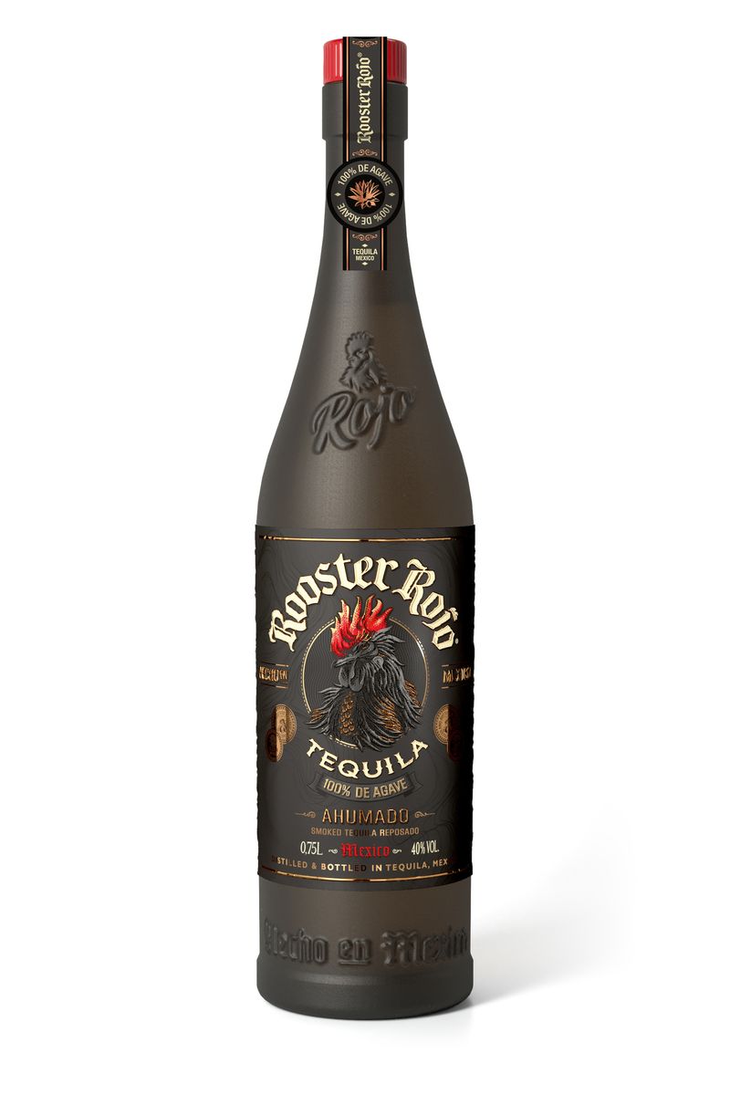 Rooster Rojo Tequila, Ahumado - 750ml