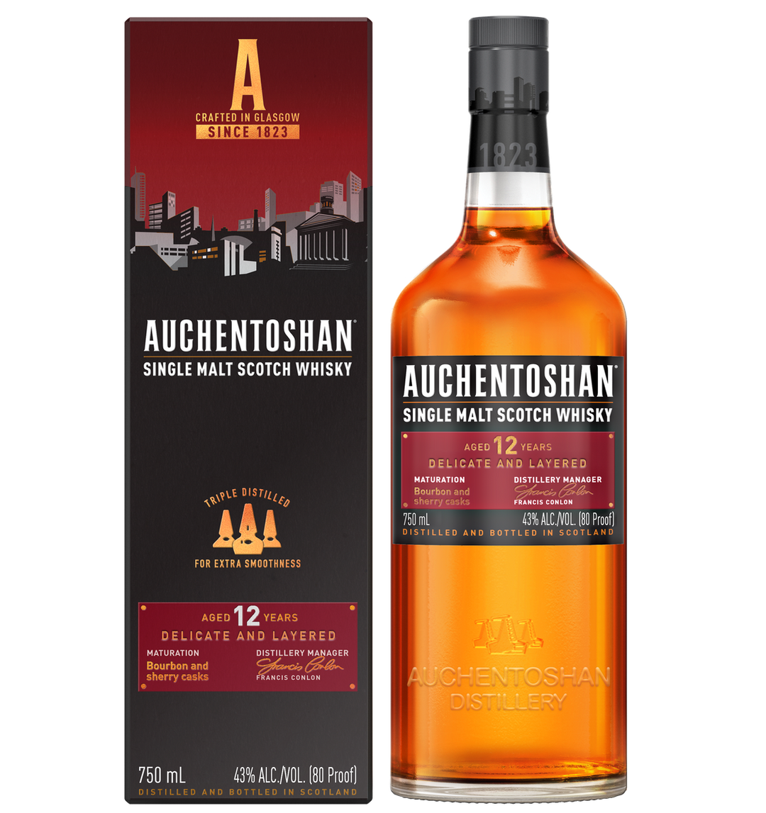 Auchentoshan - 12YO Single Malt Scotch Whisky - 750ml