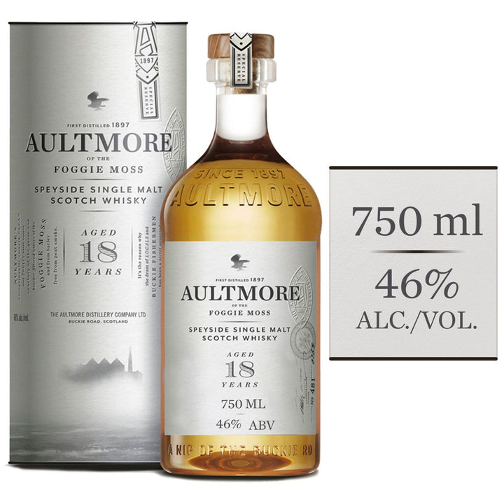 Aultmore 18 YO Single Malt Scotch Whisky - 750ml