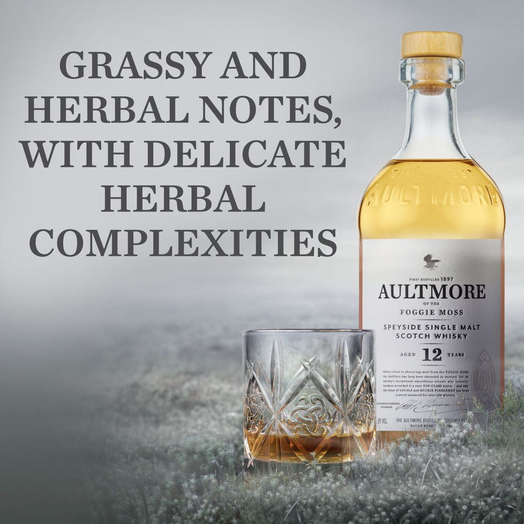 Aultmore 12YO Single Malt Scotch Whisky - 750ml