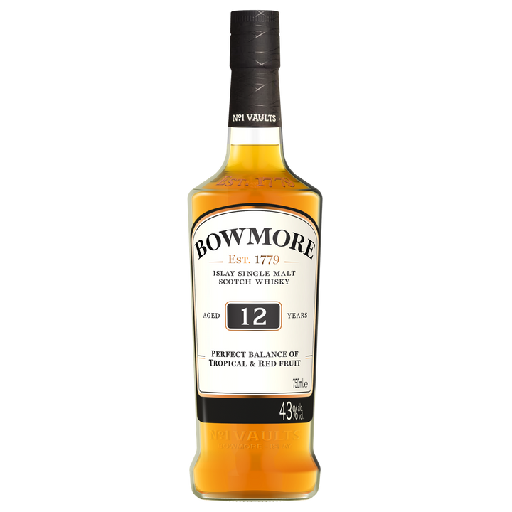 Bowmore 12 YO Islay Single Malt Scotch Whisky - 750ml