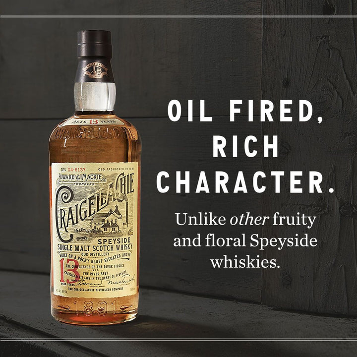 Craigellachie 13YO Scotch Single Malt Whisky 46% ABV - 750ml