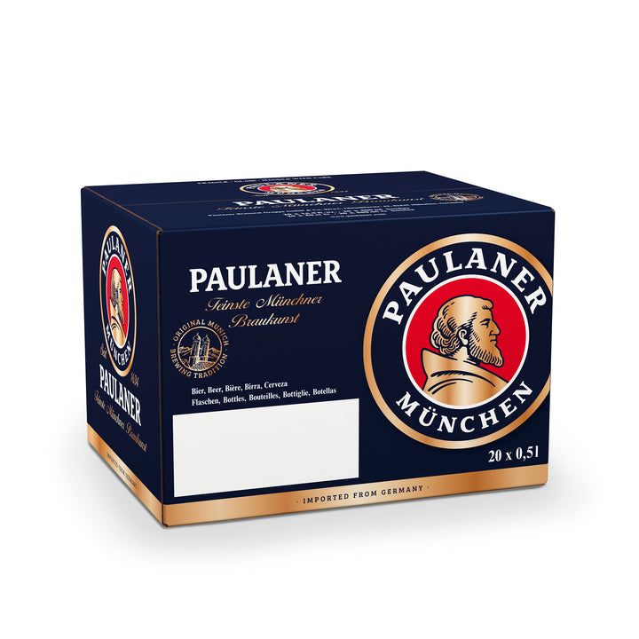 PAULANER Munchner Hell Lager - Munich Wheat Beer - (24 x 500ml) Cans