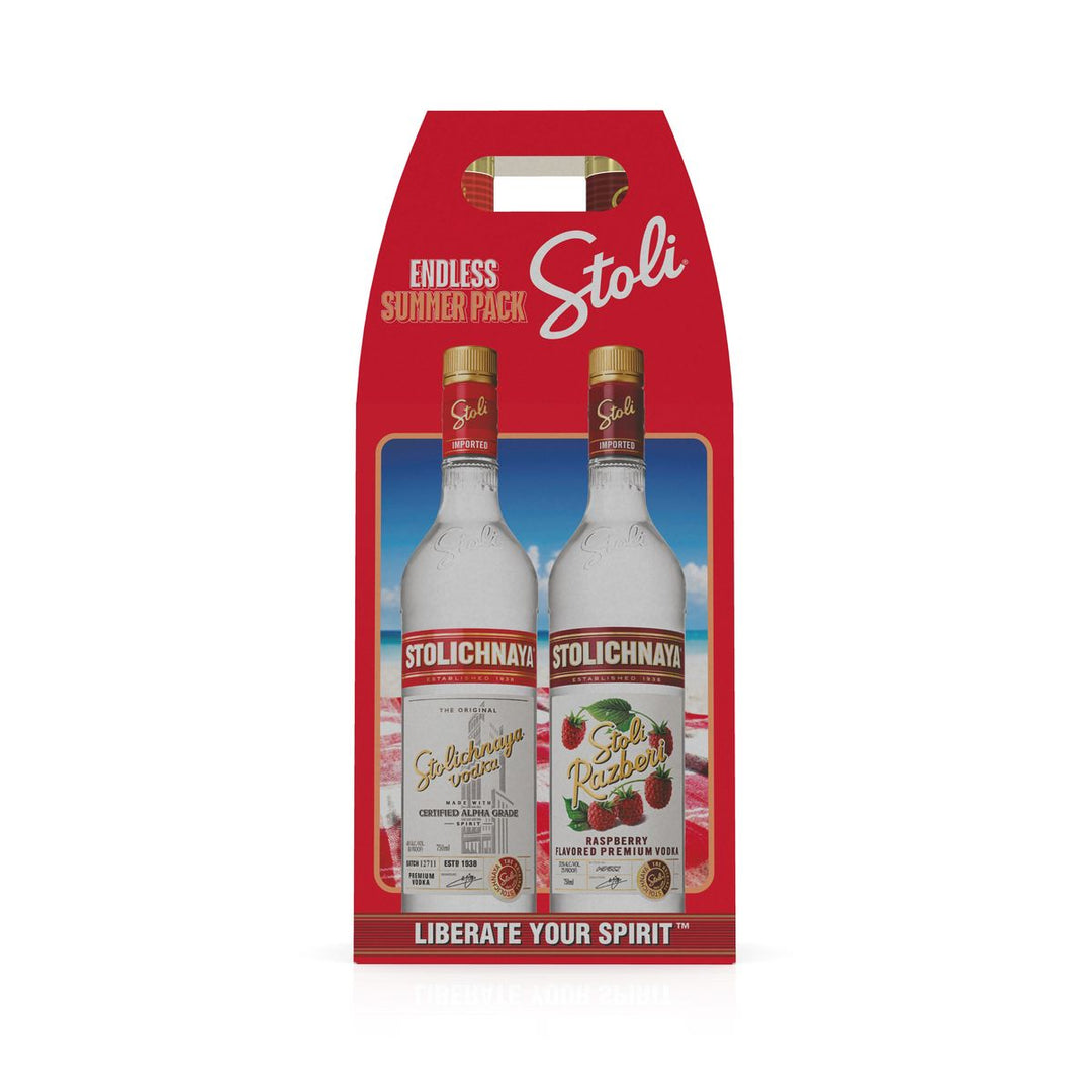 Stoli Vodka Endless Summer Pack - 2x 750ml