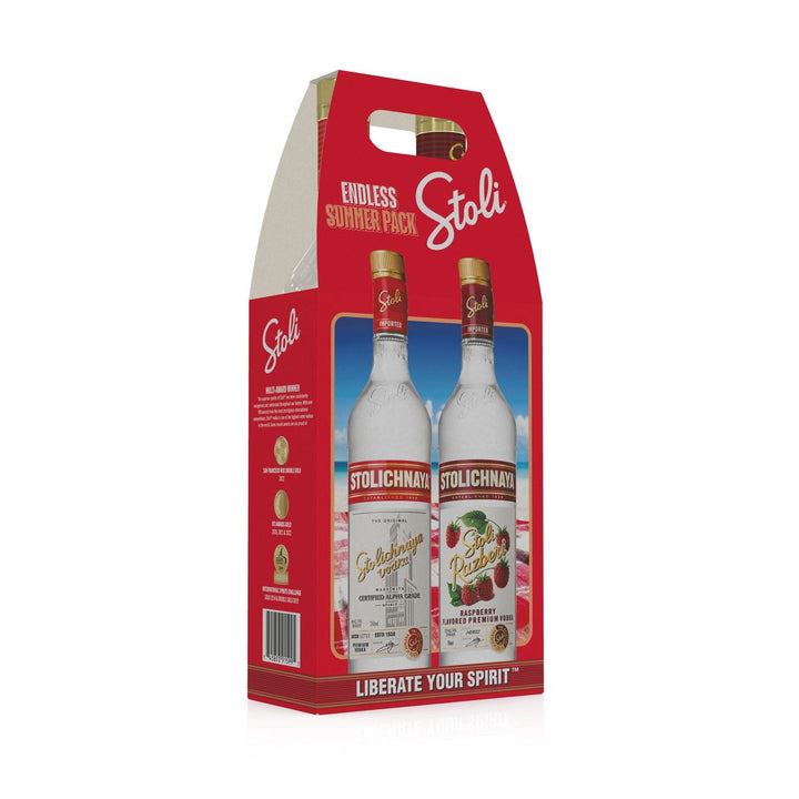 Stoli Vodka Endless Summer Pack - 2x 750ml