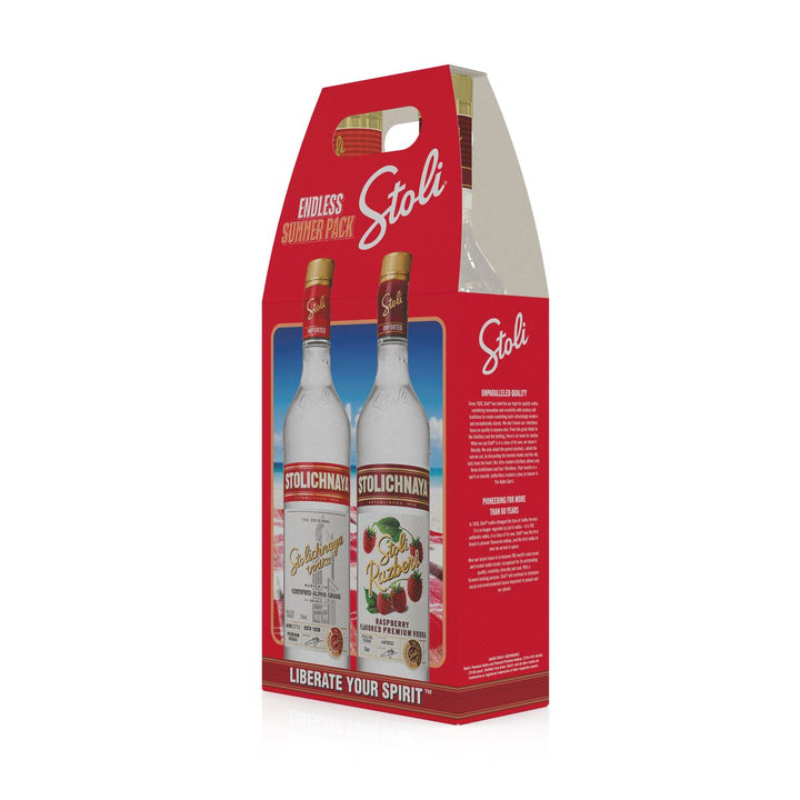 Stoli Vodka Endless Summer Pack - 2x 750ml