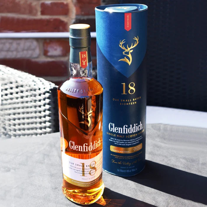 Glenfiddich Small Batch 18 YO Single Malt Scotch Whisky - 750ml