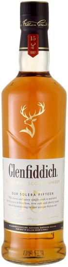 Glenfiddich 15 Year Old Single Malt Scotch Whisky - 750ml