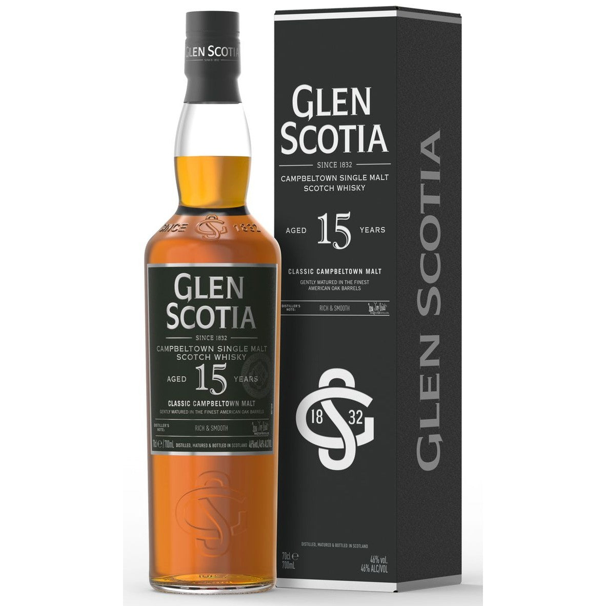 Glen Scotia 15YO Single Malt - 750ml – the DRINKSHOP SA