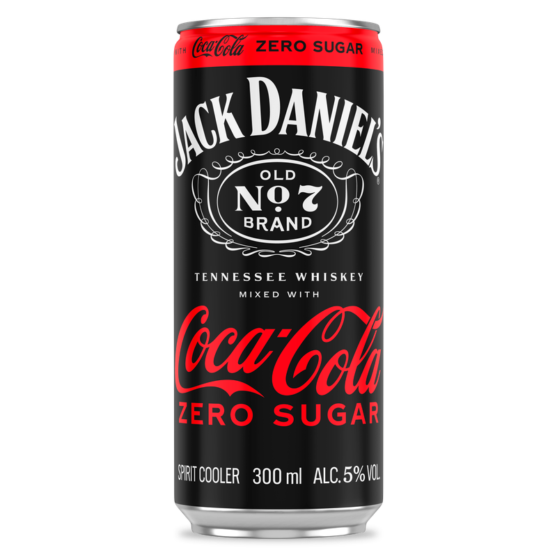 Jack Daniel's & Coca-Cola Zero - 24 x 300ml Cans