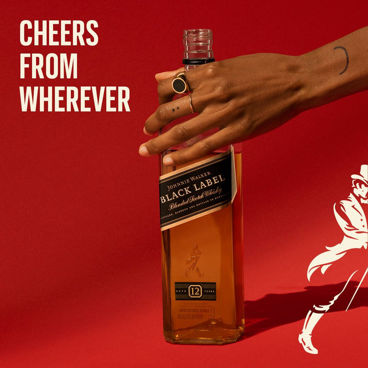 Johnnie Walker Black Label 12 YO Blended Scotch Whisky 43% ABV - 750ml