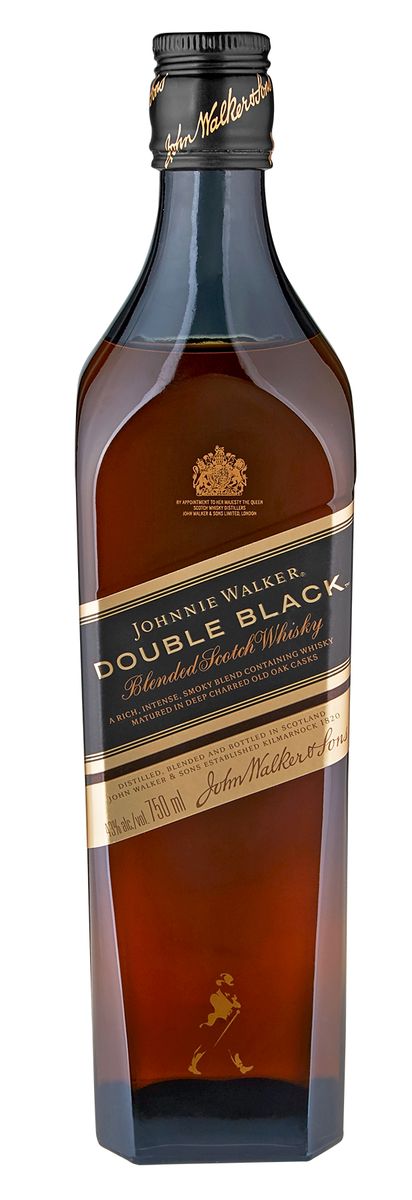 Johnnie Walker Double Black Label Scotch Whisky - 750ml