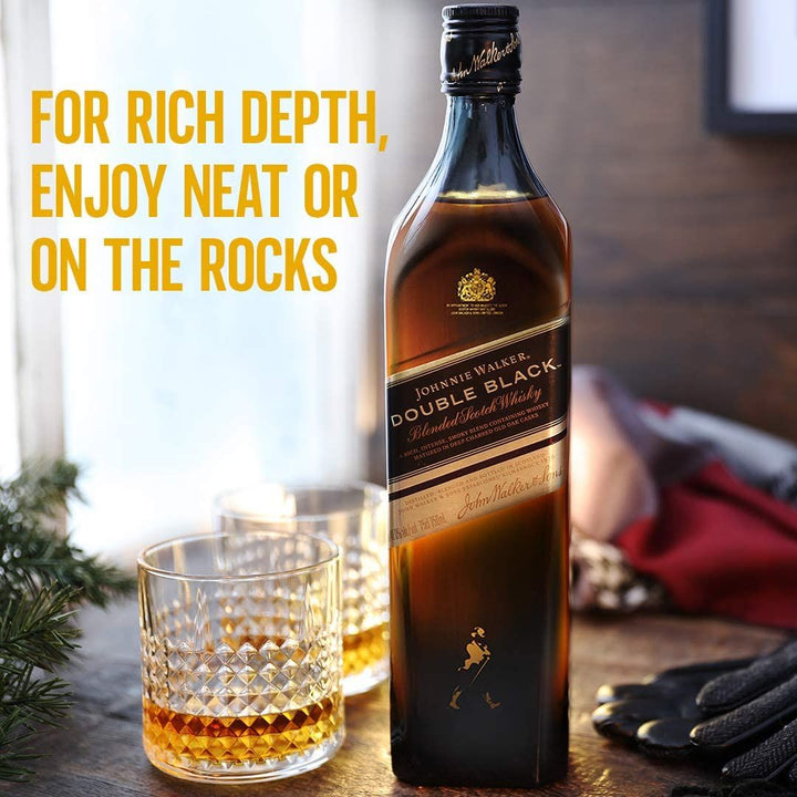 Johnnie Walker Double Black Label Scotch Whisky - 750ml