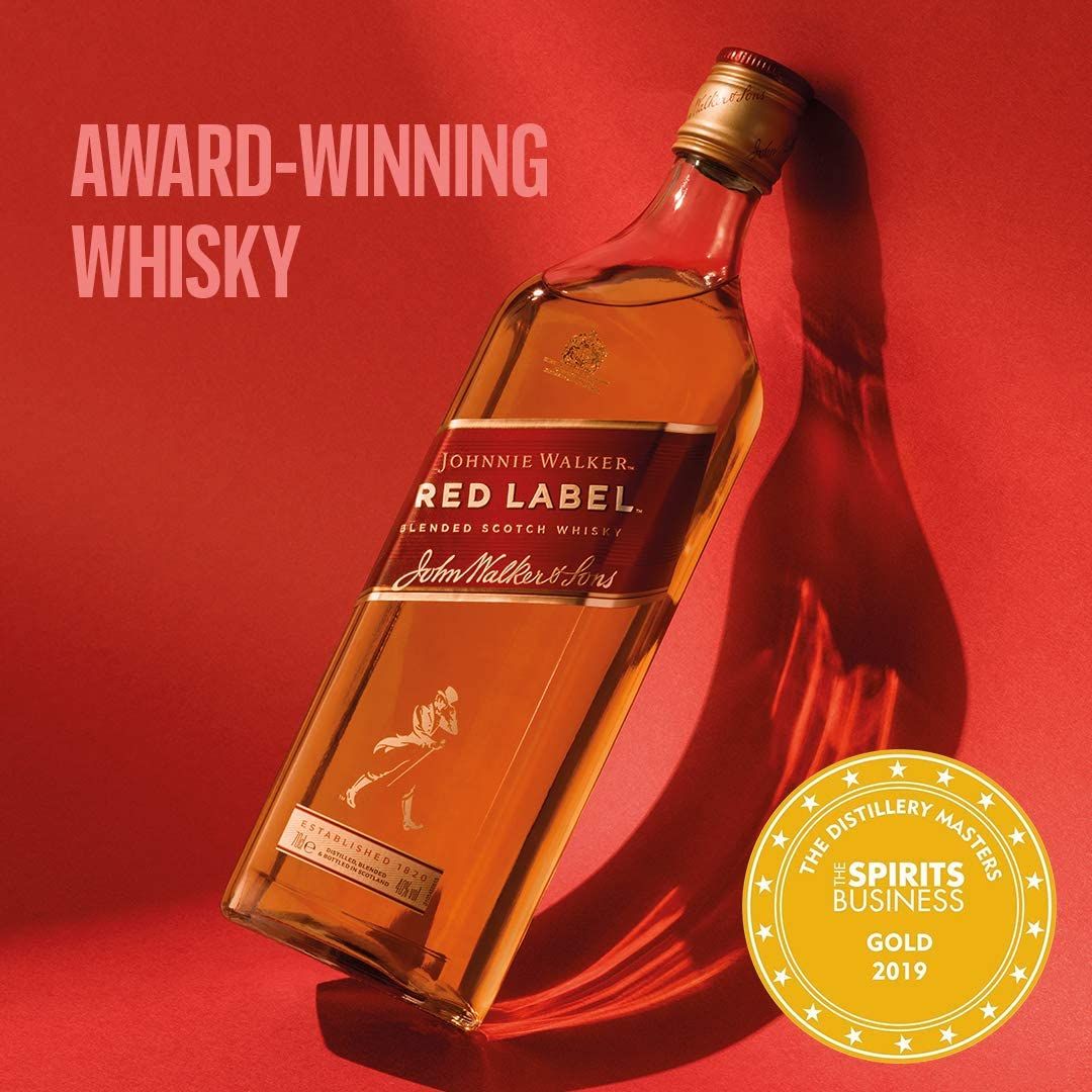 Johnnie Walker Red Label Blended Scotch Whisky 43% ABV - 750ml