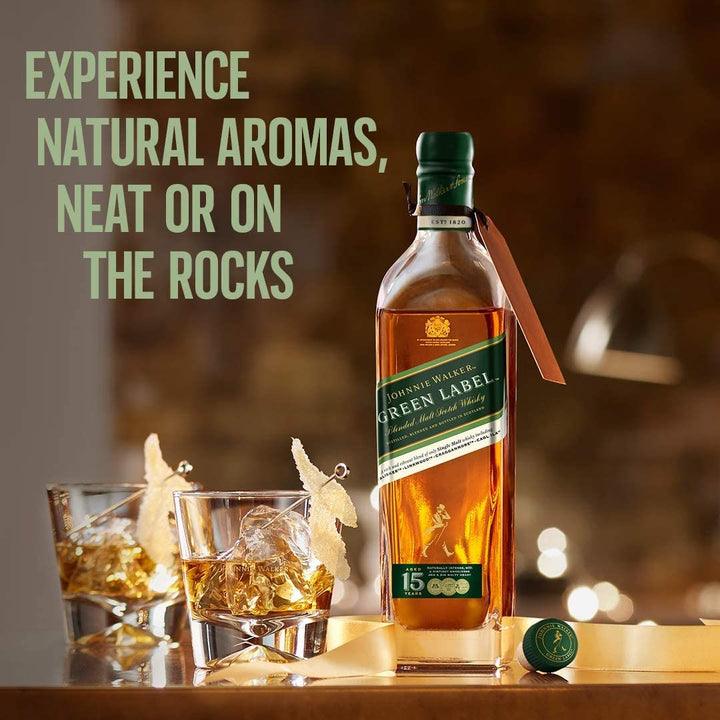 Johnnie Walker Green Label Blended Scotch Whisky 750ml