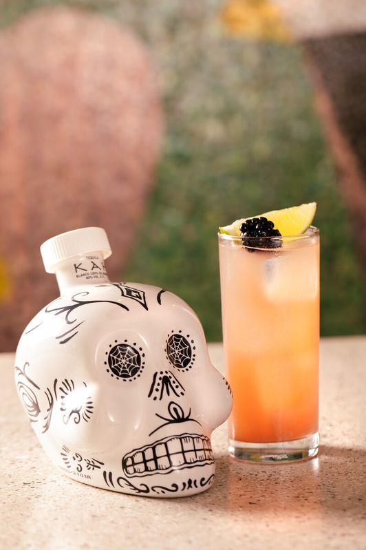 KAH Tequila Blanco skull edition - 750ml