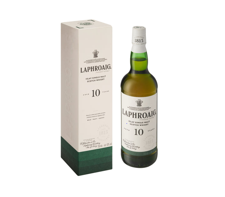 Laphroaig - 10-Year-Old Islay Single Malt Scotch Whisky - 750ml