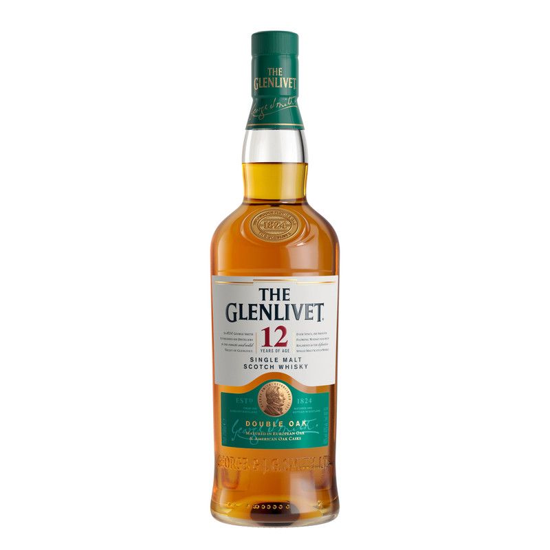 The Glenlivet 12 Year Old Single Malt Scotch Whisky - 750ml