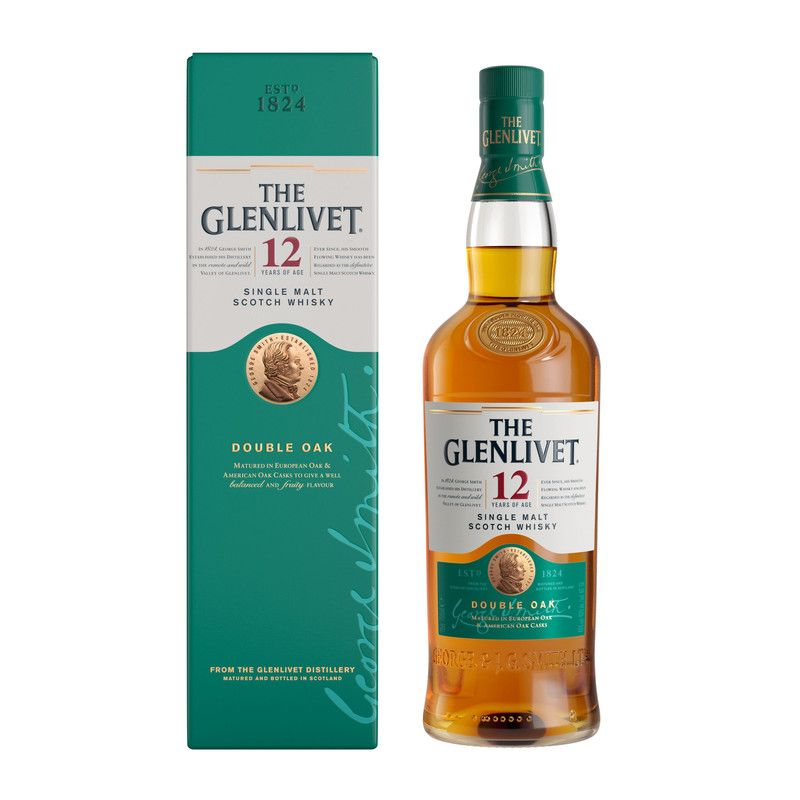 The Glenlivet 12 Year Old Single Malt Scotch Whisky - 750ml