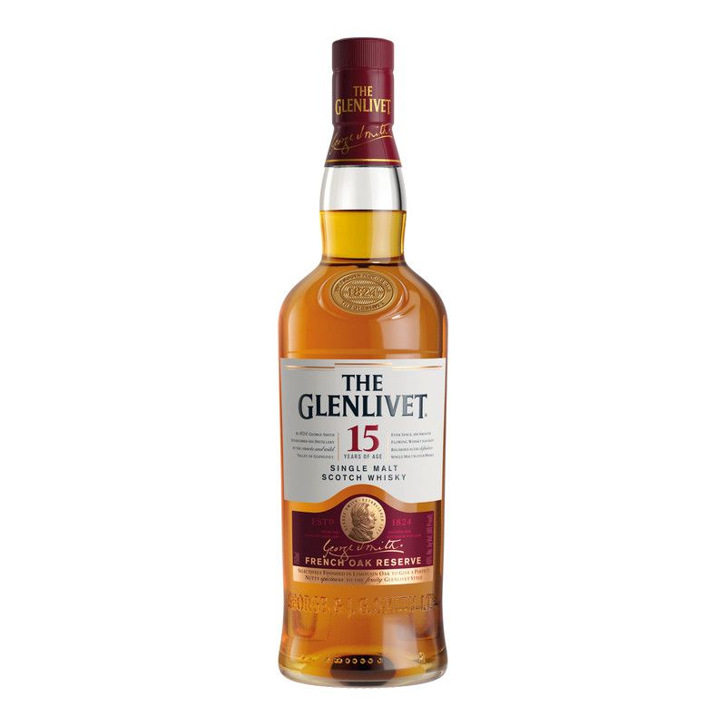 The Glenlivet 15 Year Old Single Malt Scotch Whisky - 750ml