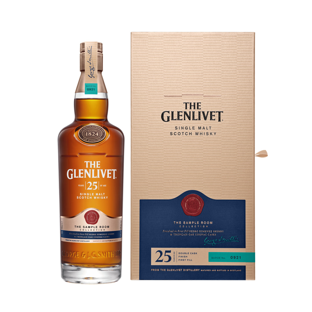 The Glenlivet 25-Year-Old Single Malt Scotch Whisky - 750ml