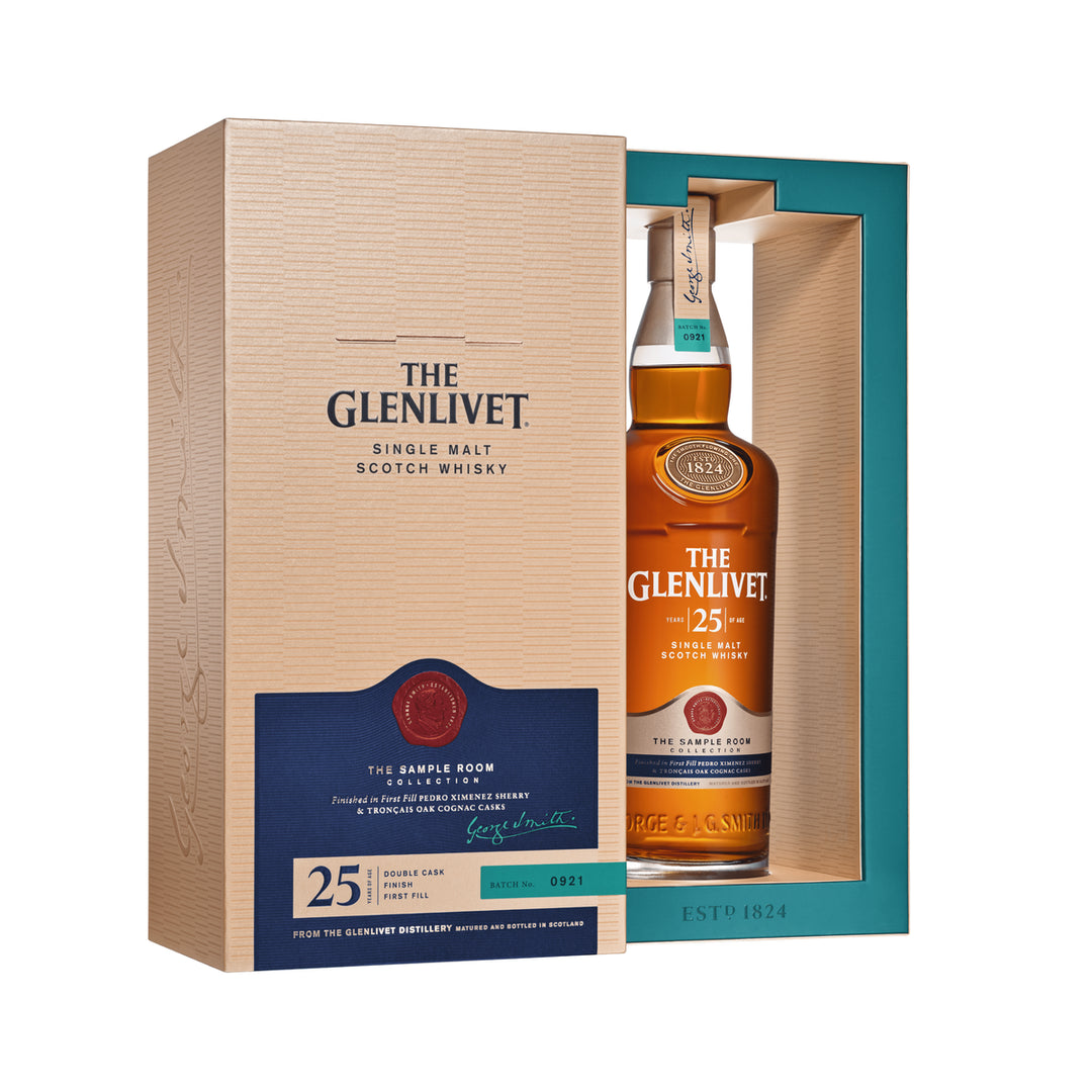 The Glenlivet 25-Year-Old Single Malt Scotch Whisky - 750ml