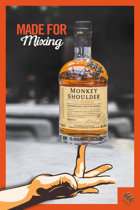 Monkey Shoulder - Blended Malt Scotch Whisky - 750ml