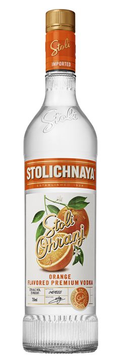 Stoli Vodka Orange - 750ml