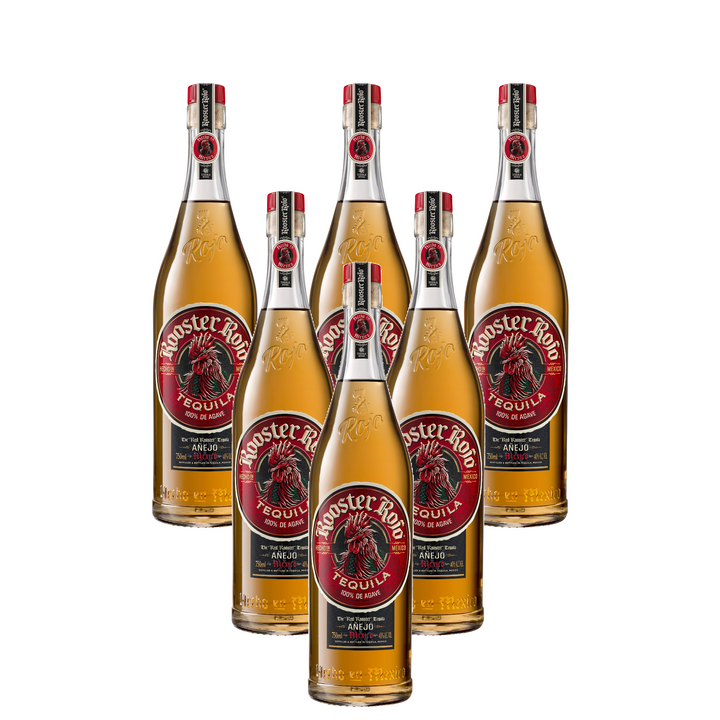 Rooster Rojo Anejo Tequila  (6x 750ml)