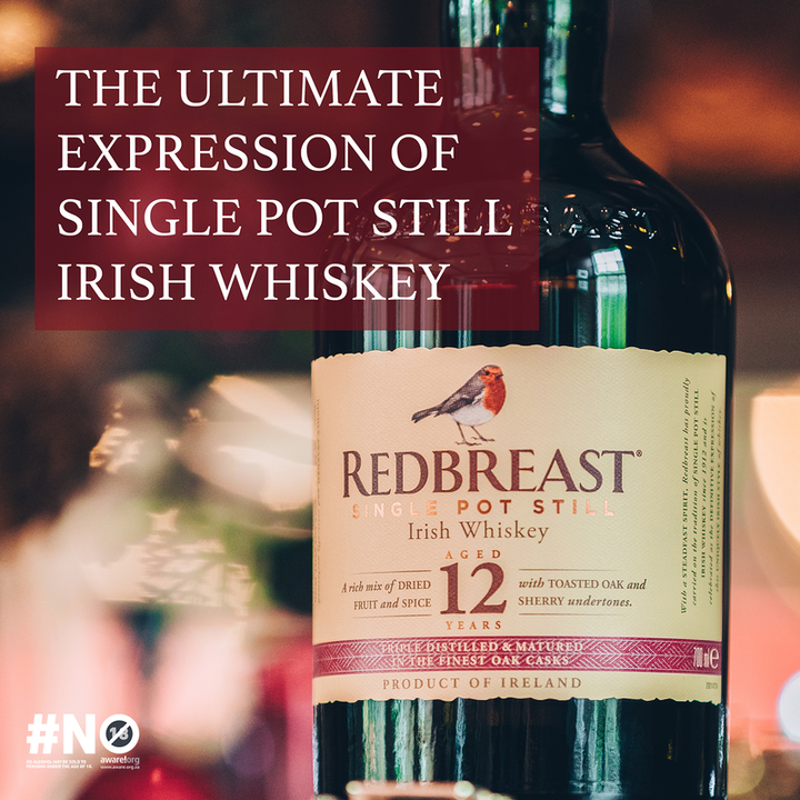 Redbreast 12 Year Old Single Pot Still Irish Whiskey - 750ml