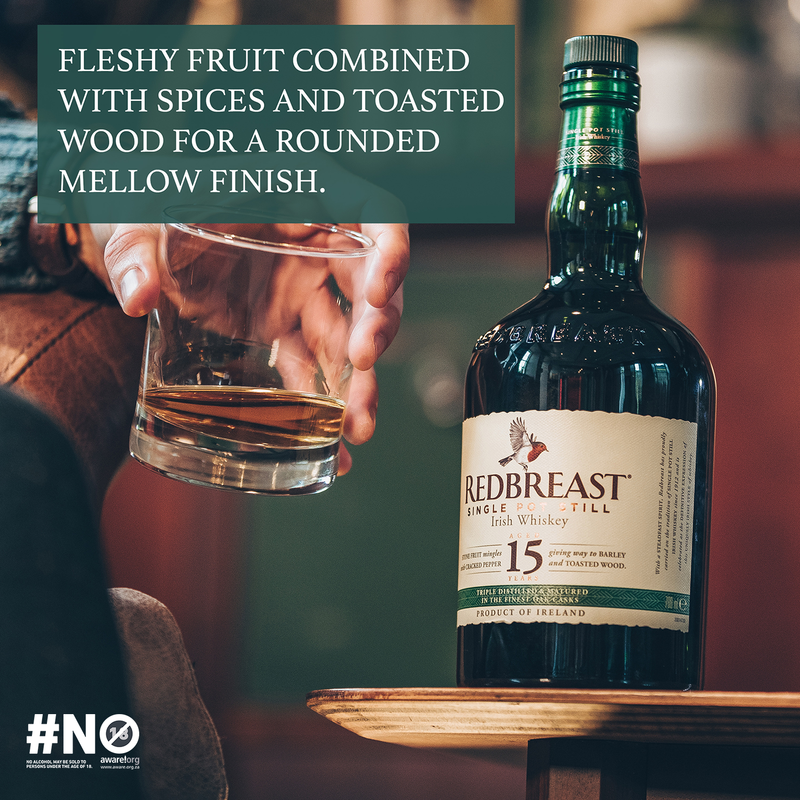 Redbreast 15 Year Old Single Pot Still Irish Whiskey - 750ml