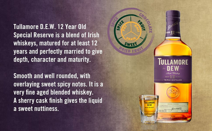 Tullamore Dew - 12 Year Old Blended Irish Whiskey - 750ml