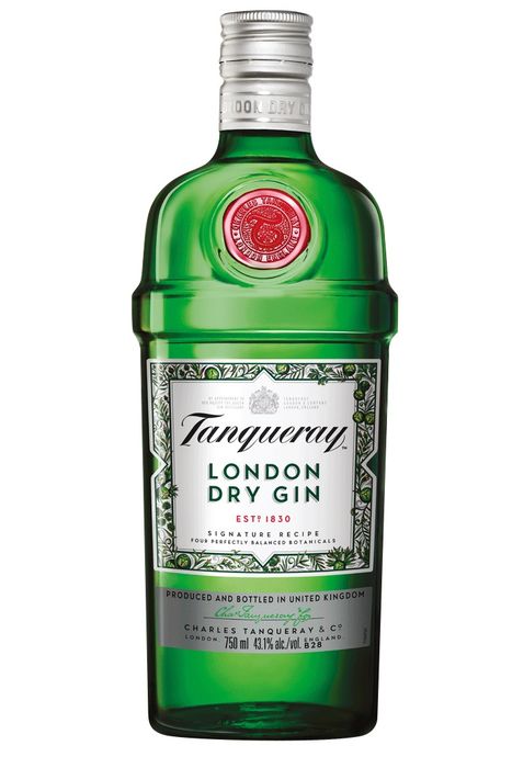 Tanqueray London Dry Premium Gin 43% ABV - 750ml