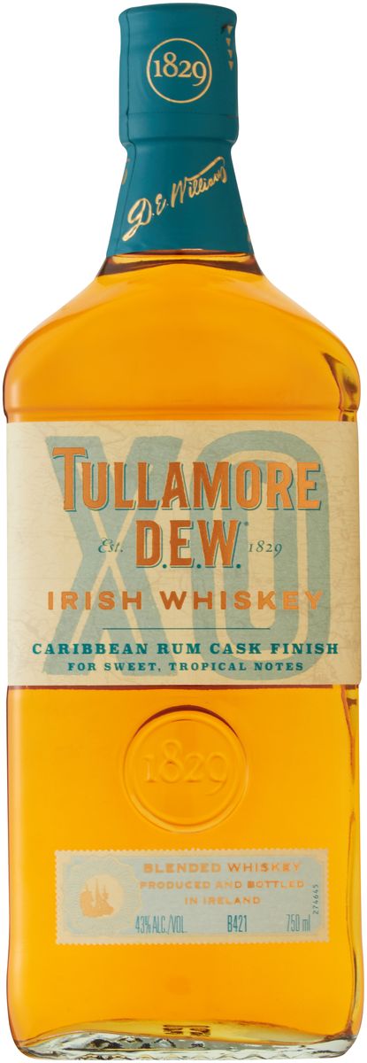 Tullamore D.EW. XO Rum Cask Finish Blended Irish Whiskey - 750ml