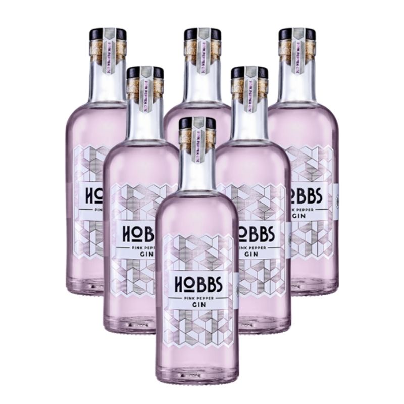 HOBBS Pink Pepper Gin (6x500ml)