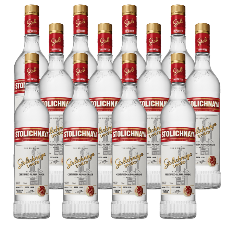 STOLI Premium Vodka 12x750 ml